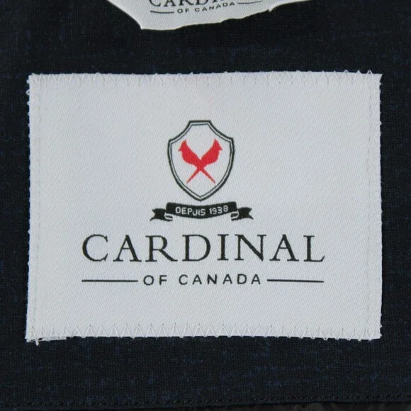 Cardinal of Canada NWT Polyester Hooded Jacket Size Small US In Blue Melange